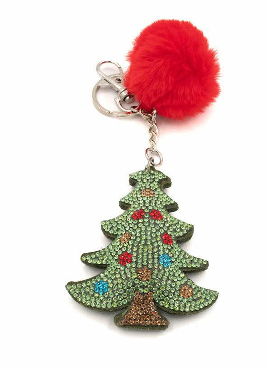 Bari Lynn Christmas Tree Keychain