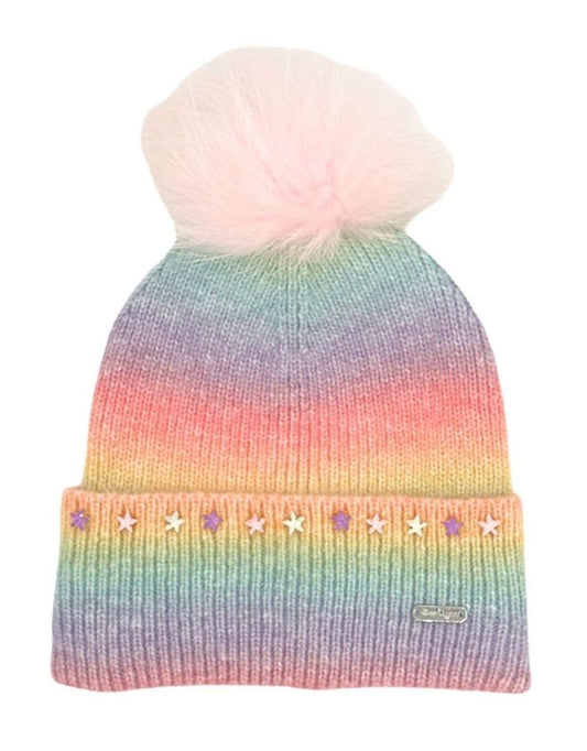 Bari Lynn Ombre Hat With Jeweled Stars