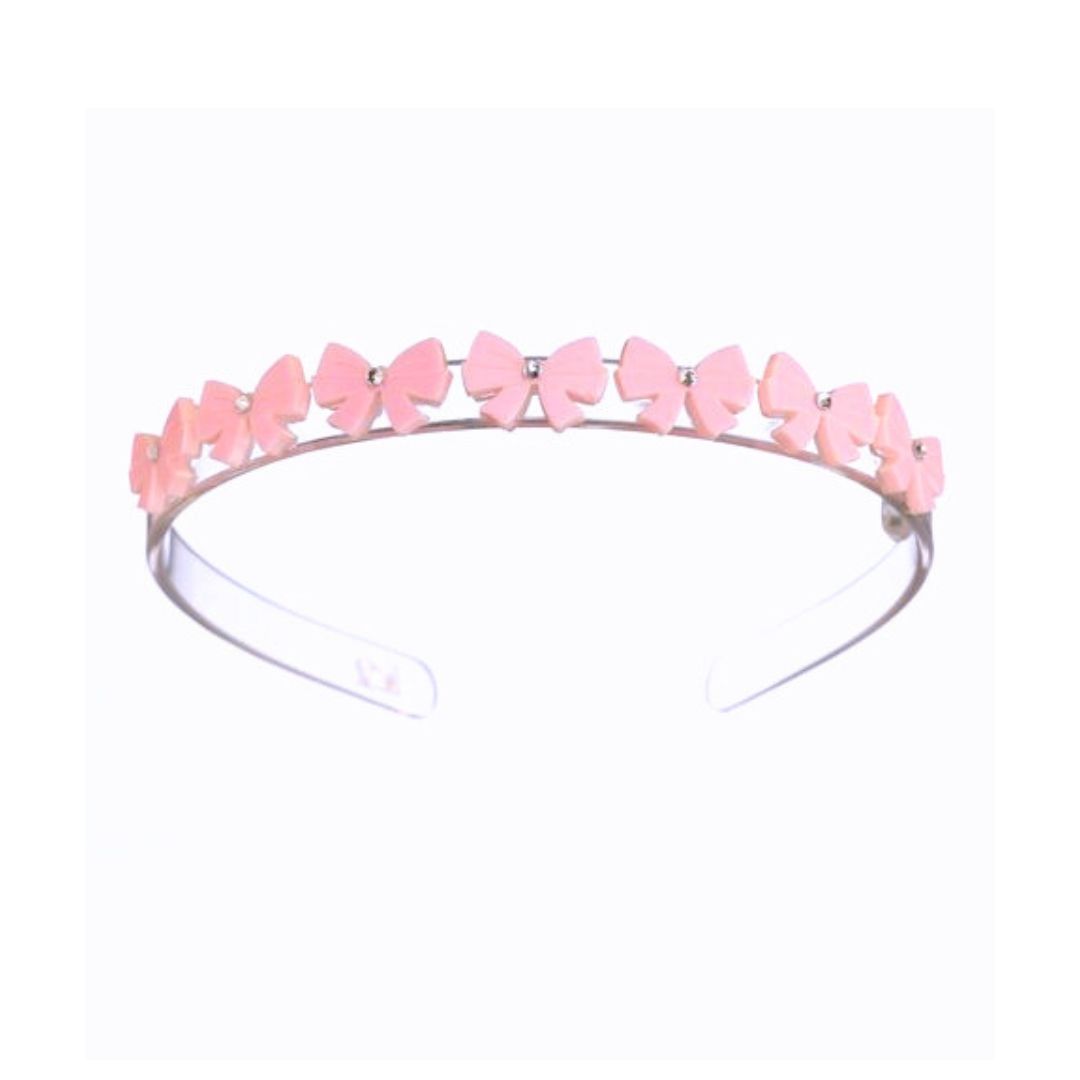 Lilies & Roses Mini Bows Light Pink Headband