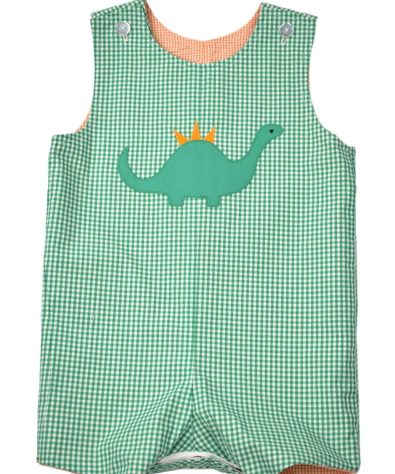 Pumpkins and Dino Reversible Shortall