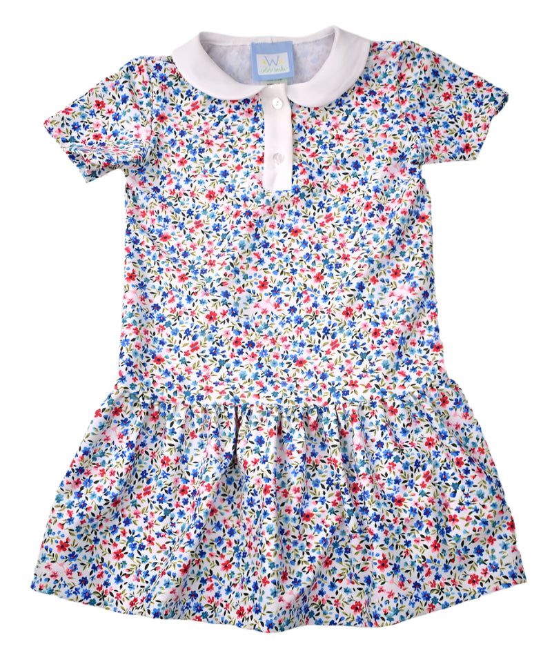 Funtasia Too Blue Floral Athletic Dress