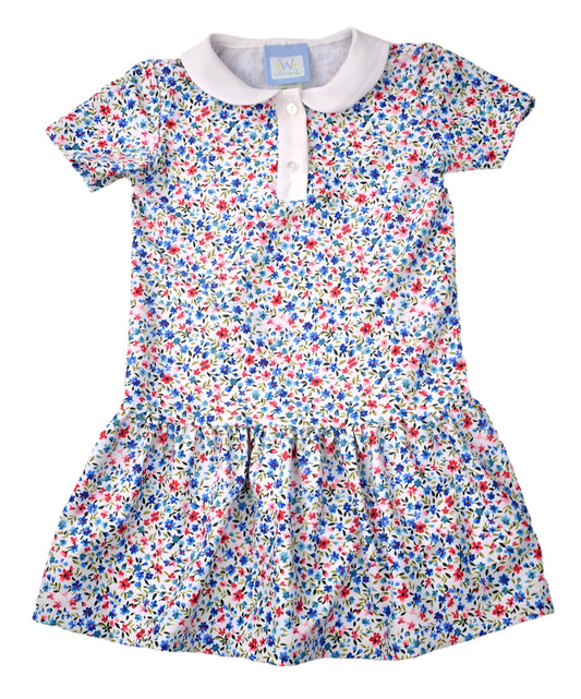 Funtasia Too Blue Floral Athletic Dress