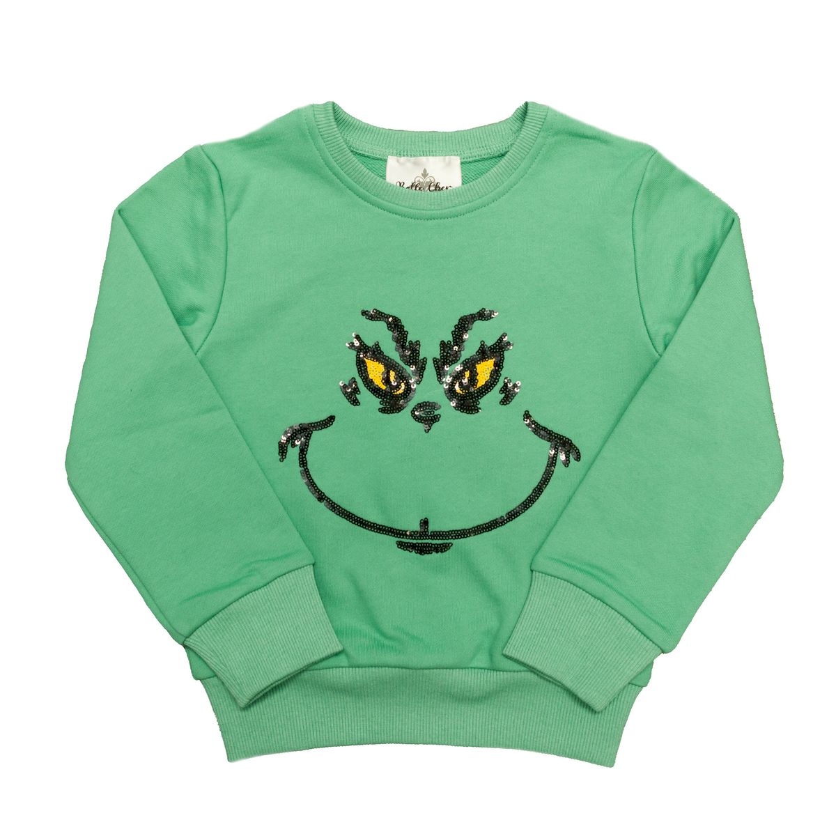 Kids Grinch Sweatshirt made by Belle Cher