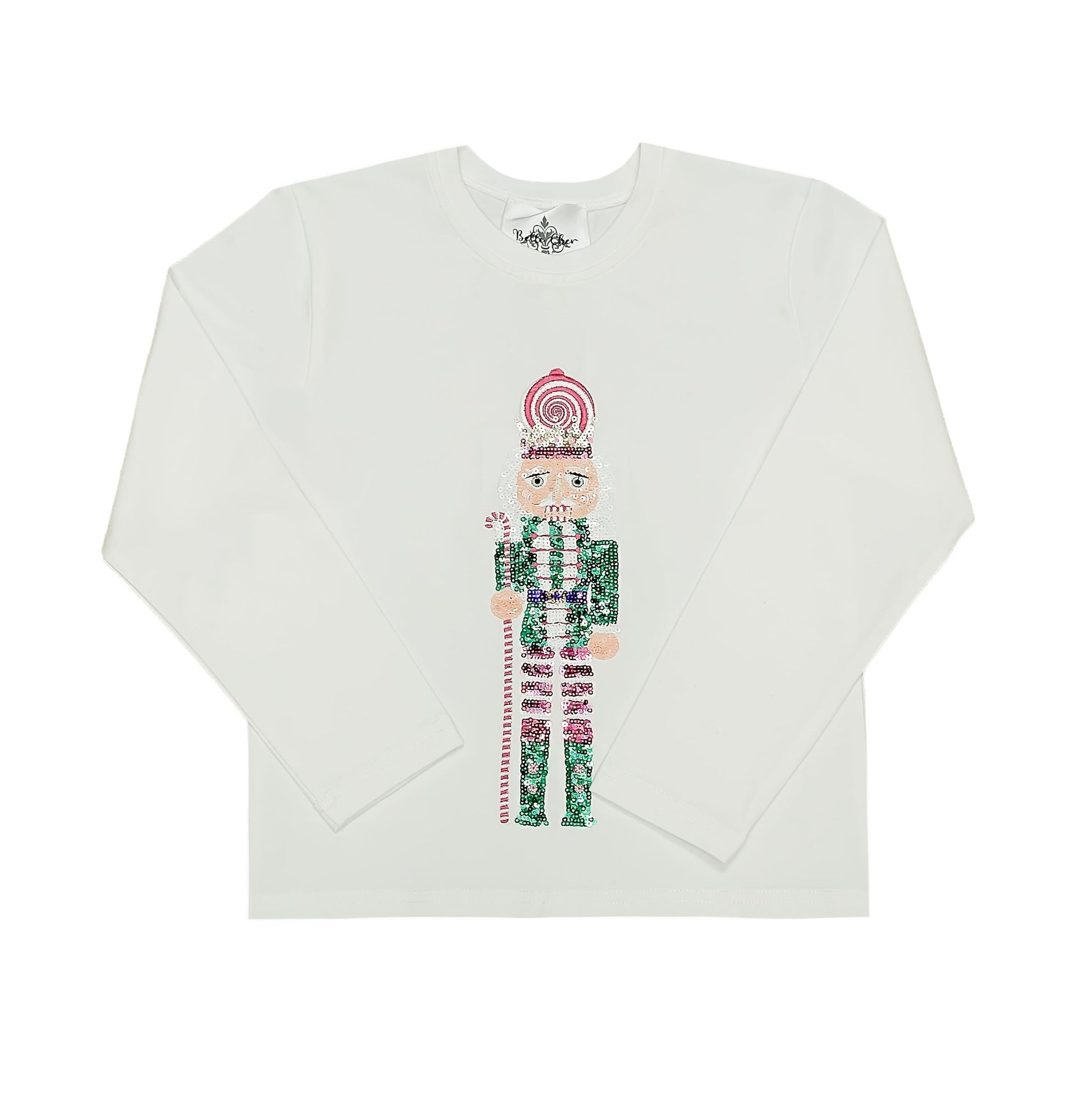Belle Cher Kids Sequin Nutcracker Shirt