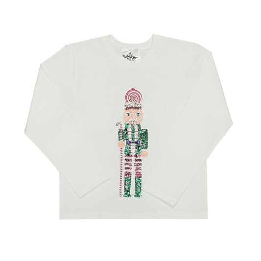 Belle Cher Kids Sequin Nutcracker Shirt