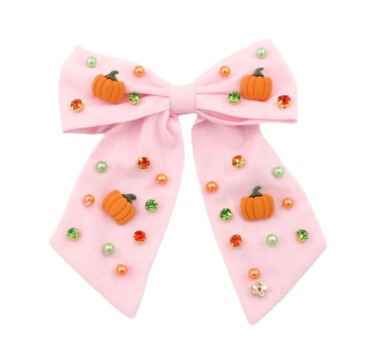 Poppyland Pumpkins Bow