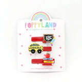 Poppyland Off To School Hair Clips