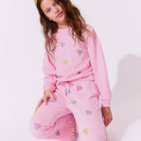 Lola and the Boys Pink Crystal Hearts Set