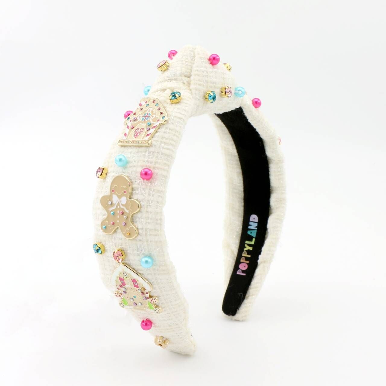 Poppyland Gingerbread House Knot Headband
