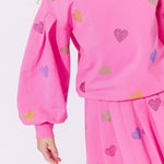 Lola and the Boys Pink Sparkle Hearts Set
