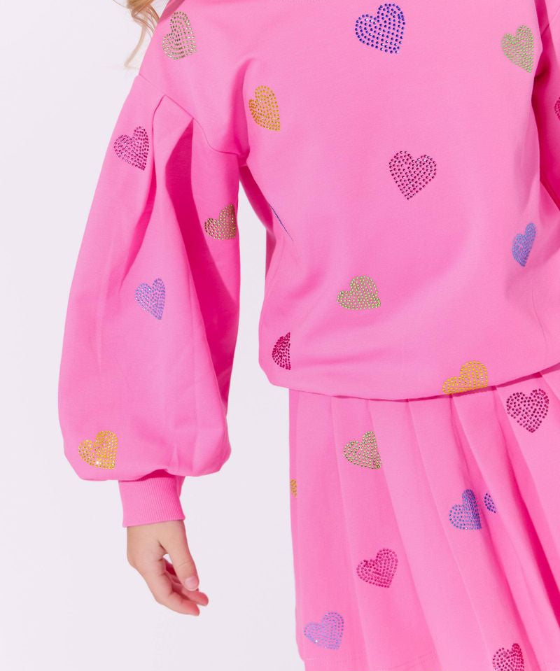 Lola and the Boys Pink Sparkle Hearts Set