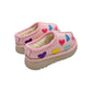Lola and the Boys Candy Heart Sherpa Booties