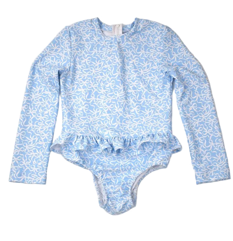 Funtasia Too Bows Rash Guard Swimsuit