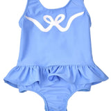 Funtasia Too Bow Applique Ruffle Swimsuit