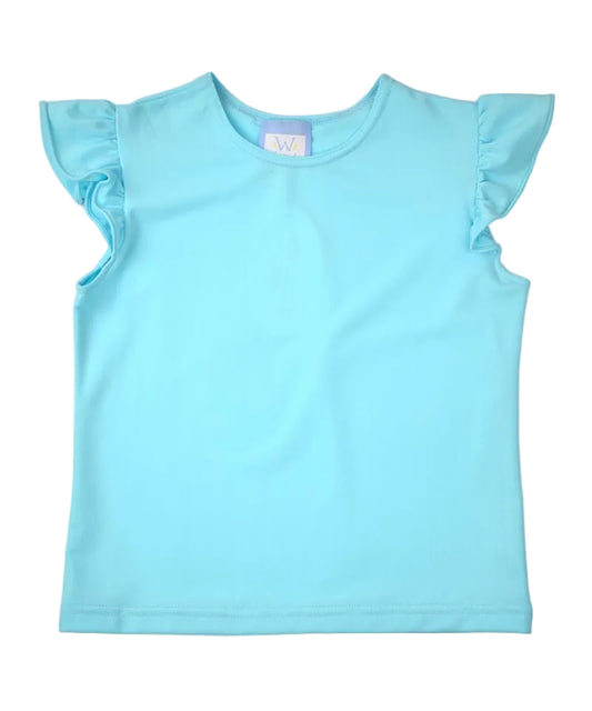 Funtasia Too Angel Sleeve Tee Shirt - Aqua
