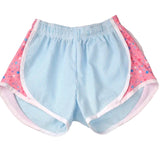  Funtasia Too Athletic Shorts - Blue Stripe With Stars Sides