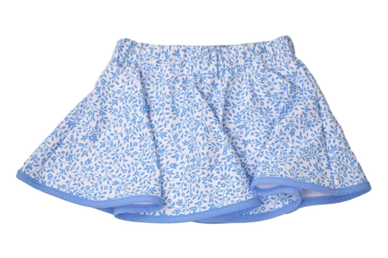 Funtasia Too Blue Floral Skort