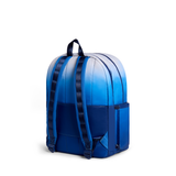 State Kane Double Pocket Large Backpack- Blue Gradient Diagonal