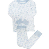 The Uptown Baby Blue Safari Pajama Set