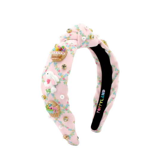 Poppyland Easter Trellis Knot Headband