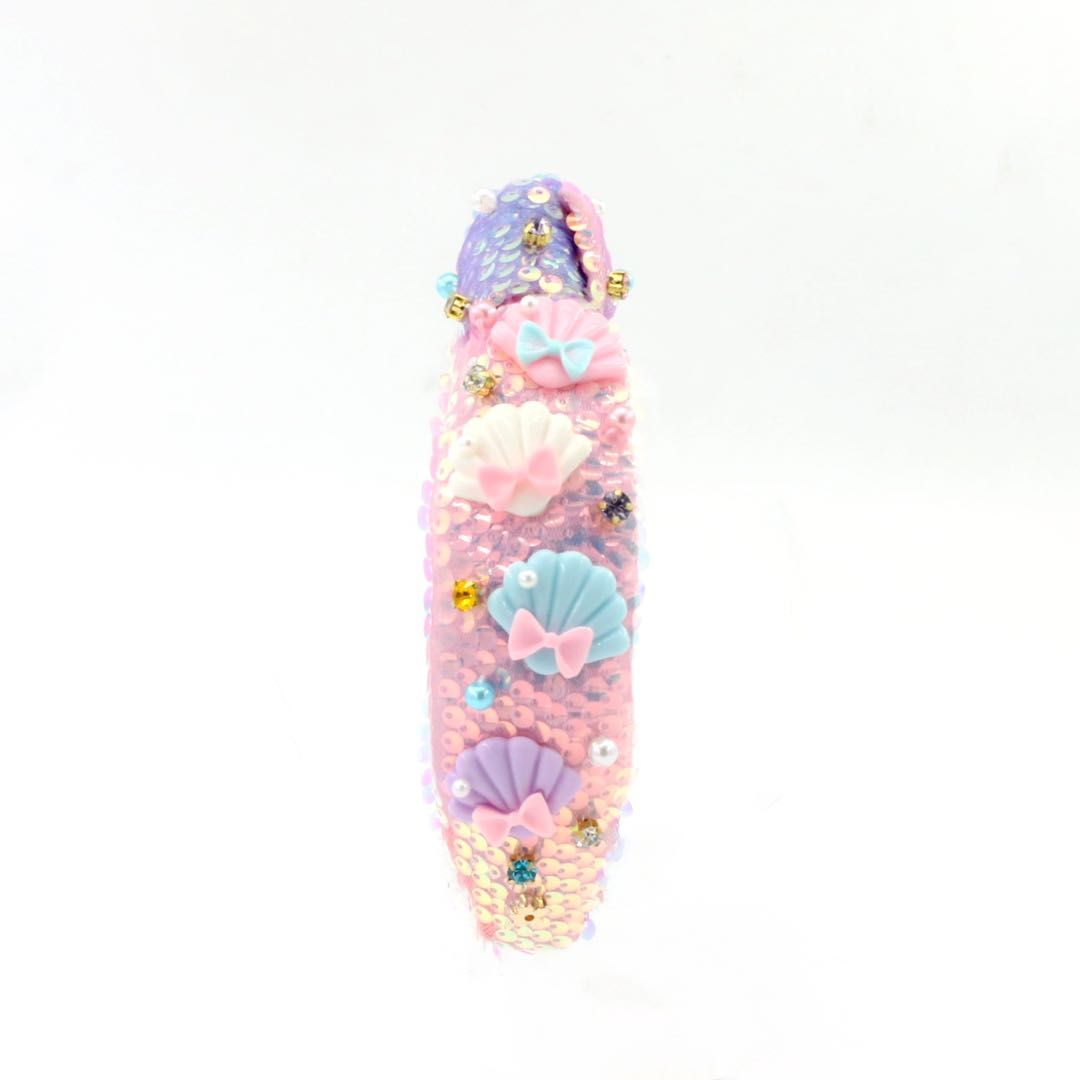 Seashell Sparkles Knot Headband