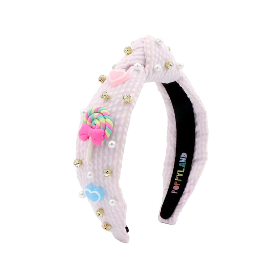 Poppyland Lollipops and Gumdrops Knot Headband