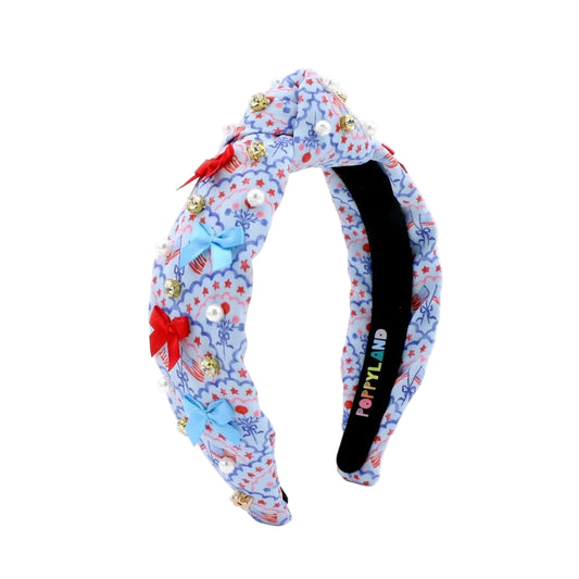 Poppyland Miss America Knot Headband