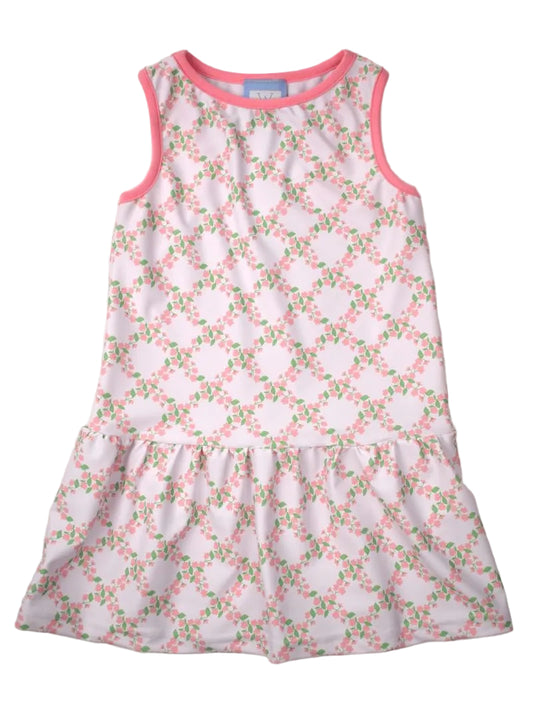 Funtasia Too Floral Trellis Tank Dress