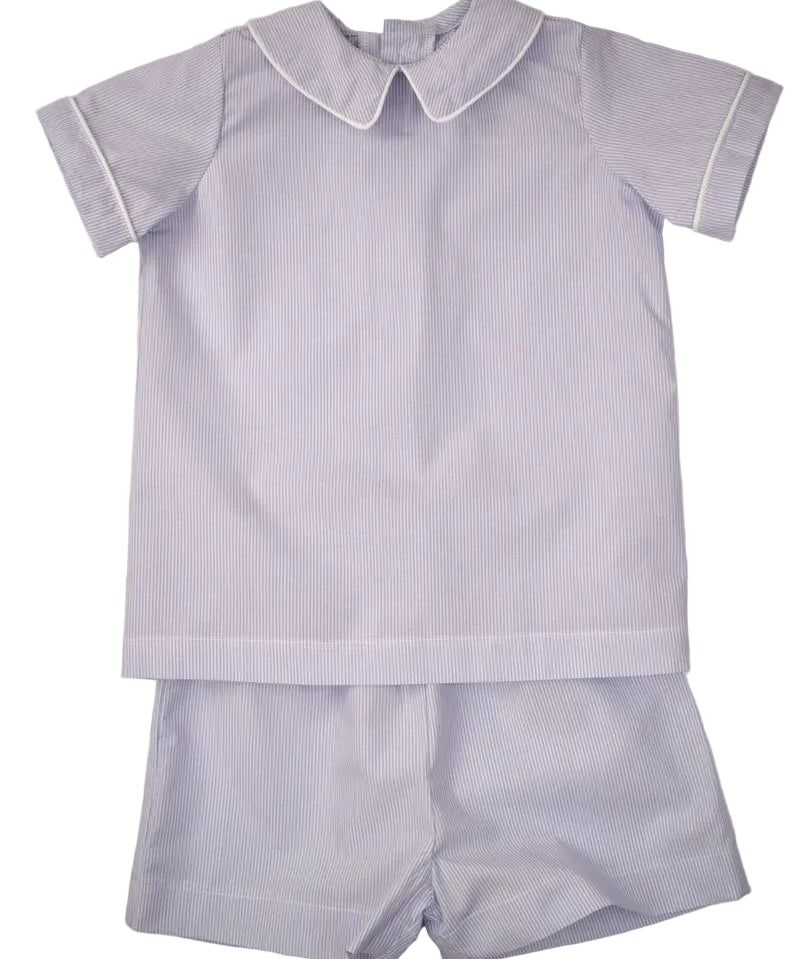 Funtasia Too Blue Stripe Short Set