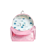 State Kane Double Pocket Backpack- Pink and Silver