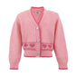 Lola and the Boys Pink Sweetheart Cardigan