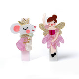 Lilies & Roses Mouse and Ballerina Hair Clips