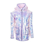 Lola and the Boys Paillette Magic Rain Jacket
