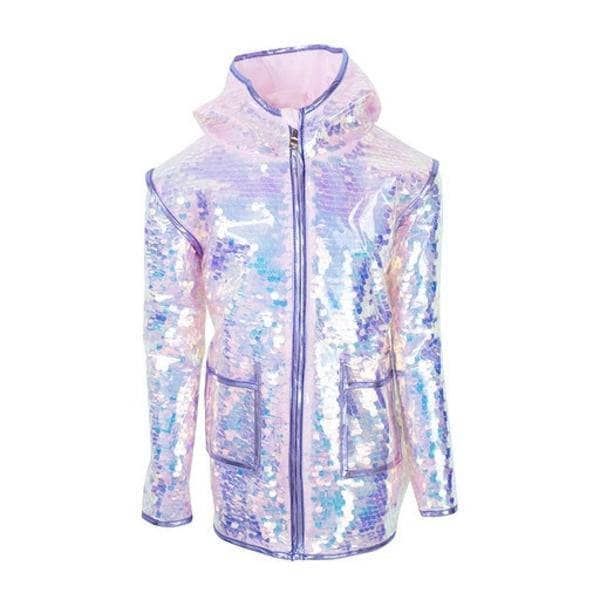 Lola and the Boys Paillette Magic Rain Jacket