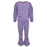 Lola and the Boys Lavender Crystal Hearts Set