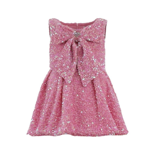 Lola and the Boys Pretty In Pink Bow Dress