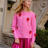 Sweet Strawberry Cardigan