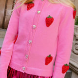 Sweet Strawberry Cardigan