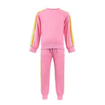 Lola and the Boys Pink Rainbow Sequin Set
