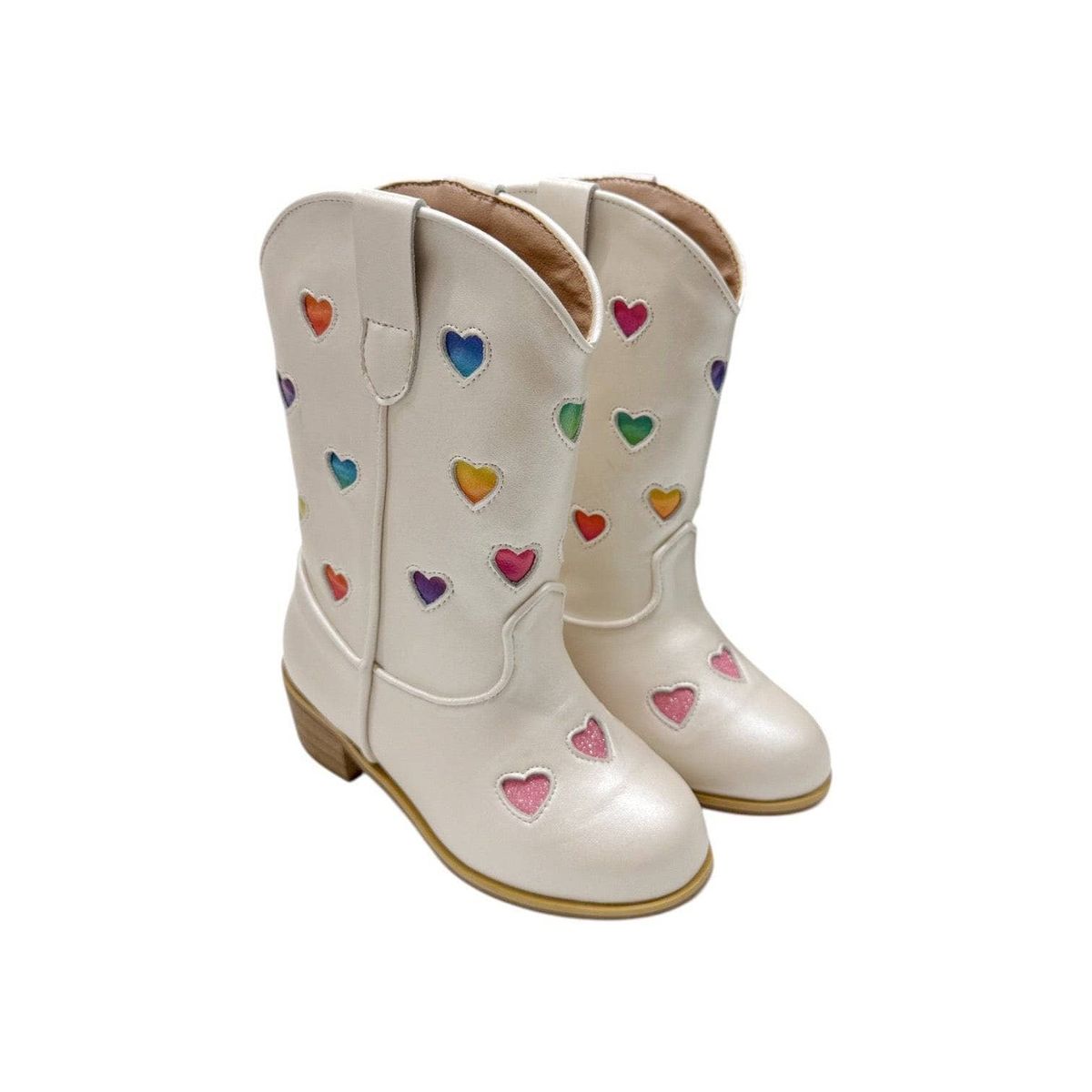 Lola and the Boys Pastel Ombre Hearts Cowgirl Boots