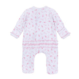 Sweet Peppermint Printed Zipper Footie