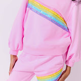Lola and the Boys Pink Rainbow Stripe Set