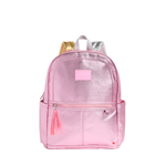 State Kane Double Pocket Backpack- Pink and Silver