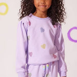 Lola and the Boys Lavender Crystal Hearts Set