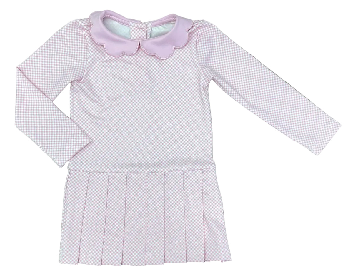 Poppyland Pink Poppy Gingham Claire Dress