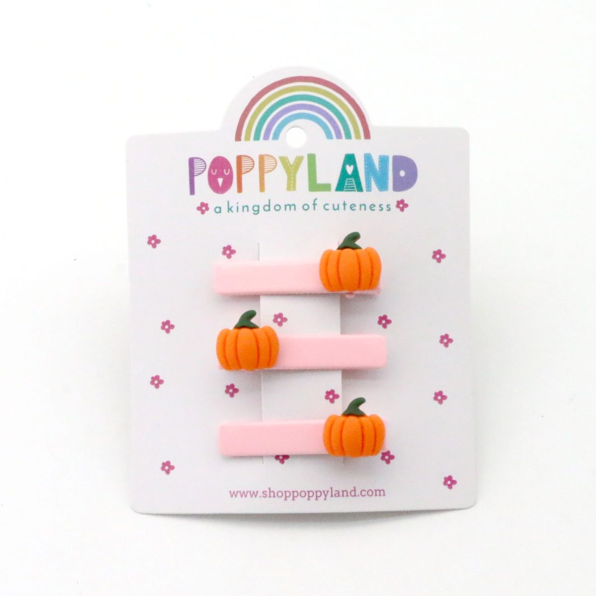Poppyland Pumpkin Hair Clips