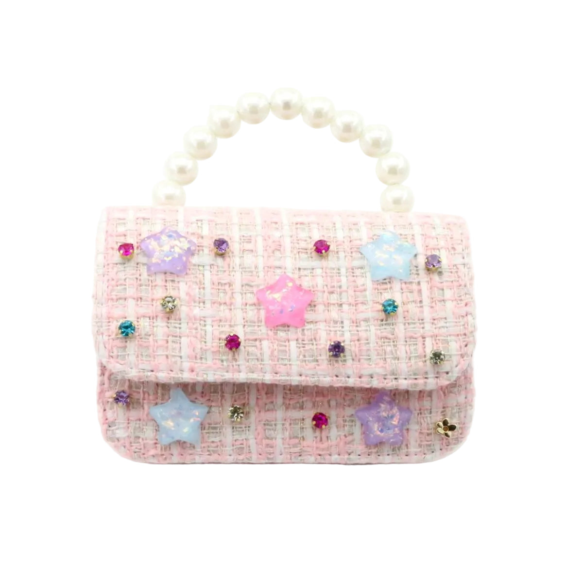 Poppyland Stars Tweed Purse