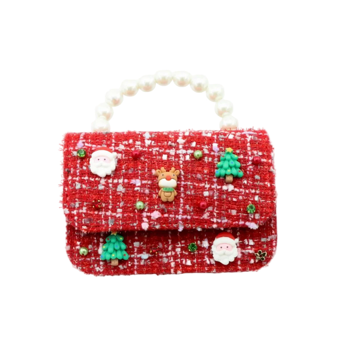 Poppyland Santa Tweed Purse