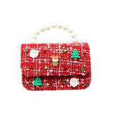 Poppyland Santa Tweed Purse