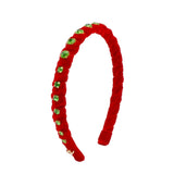 Poppyland Red Velvet Stones Headband